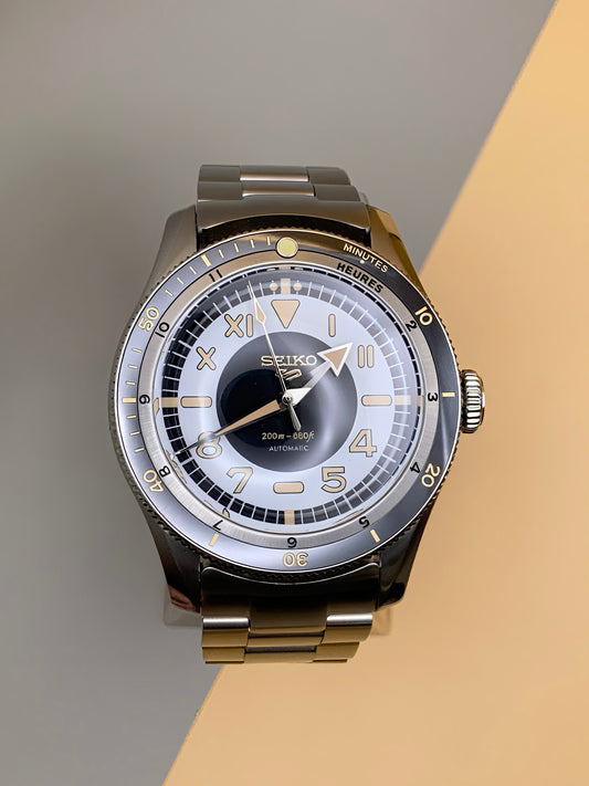 Aurora Steel NH35 – Dual Tone Diver – Seiko Mod