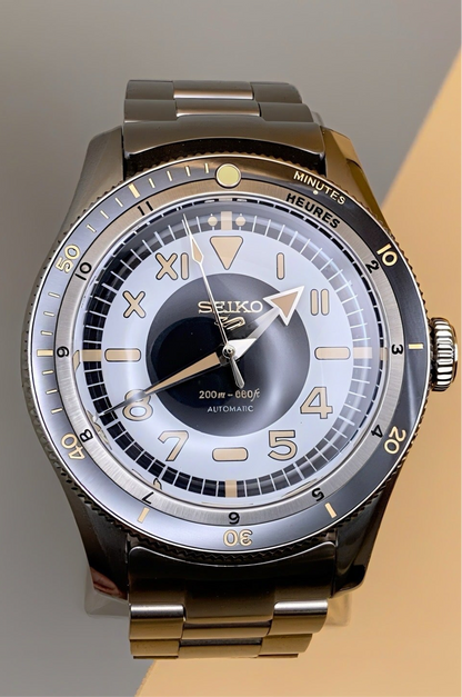 Aurora Steel NH35 – Dual Tone Diver – Seiko Mod