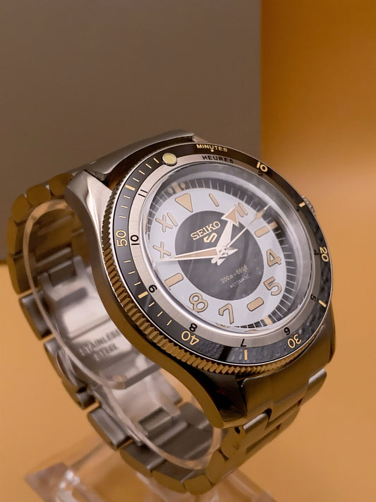 Aurora Steel NH35 – Dual Tone Diver – Seiko Mod