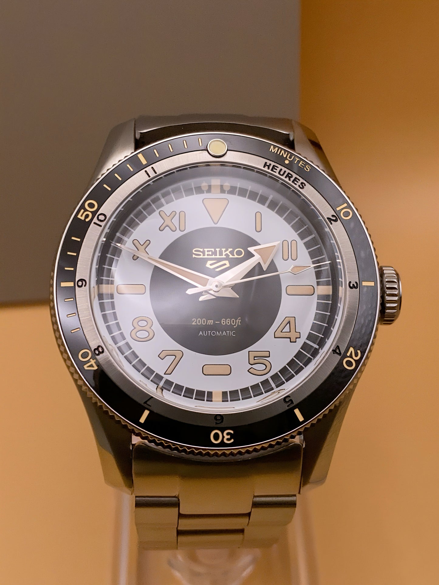 Aurora Steel NH35 – Dual Tone Diver – Seiko Mod