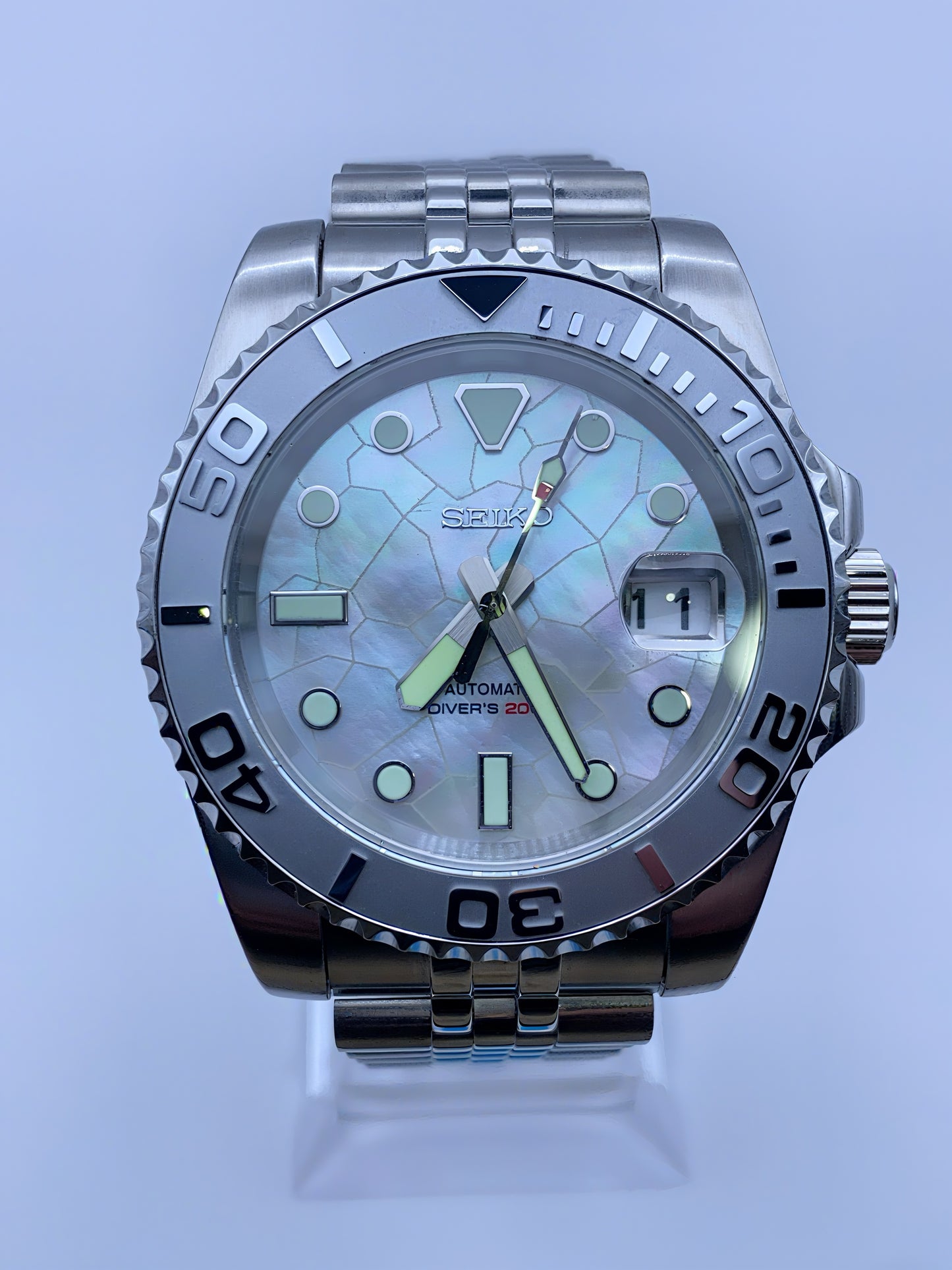 Aurora Pearl – Seiko Mod – NH36 Yuchtmaster