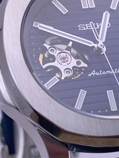 Azure Classic Open Heart – Seiko Mod – NH34 GMT
