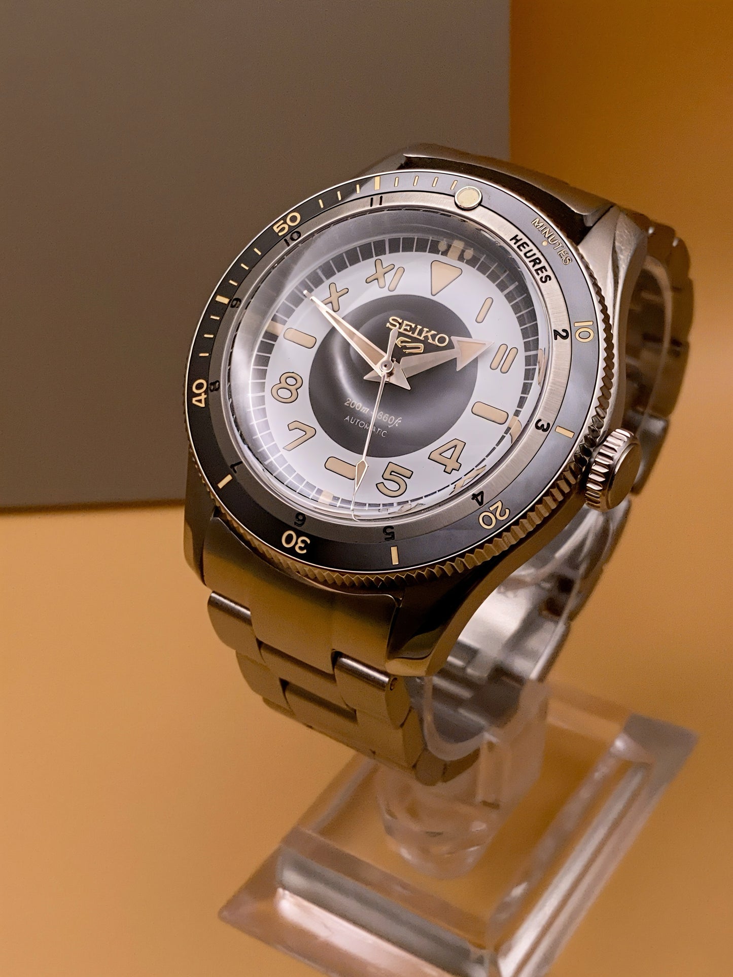 Aurora Steel NH35 – Dual Tone Diver – Seiko Mod
